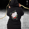 5YR KINTSUGI ROSE HOODIE BLK HOODIE VAULT0005 