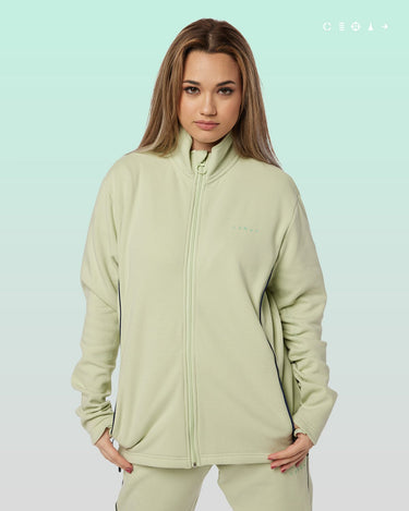 ST STATIC ZIP FRONT JACKET CELADON JACKET ST STATIC 